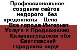 Профессиональное создание сайтов, недорого, без предоплаты › Цена ­ 6 000 - Все города Интернет » Услуги и Предложения   . Калининградская обл.,Светловский городской округ 